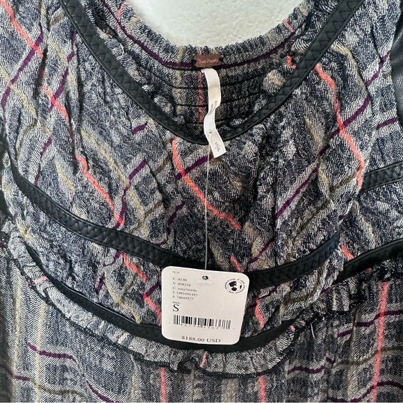 Free People Marley Plaid One Piece Jumpsuit - Picture 12 of 12